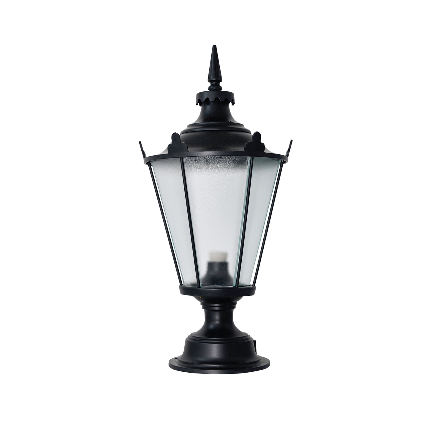 London Lantern Pillar Mount
