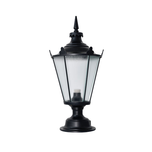 London Lantern Pillar Mount
