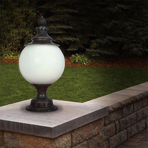 Promenade Globe Pillar Mount