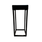 Black aluminium wall light AVA
